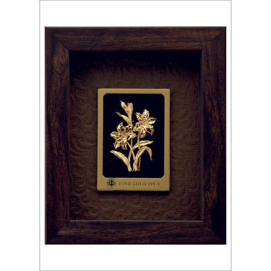 Blossom Flower - 24K Gold Foil Mini Home Decore