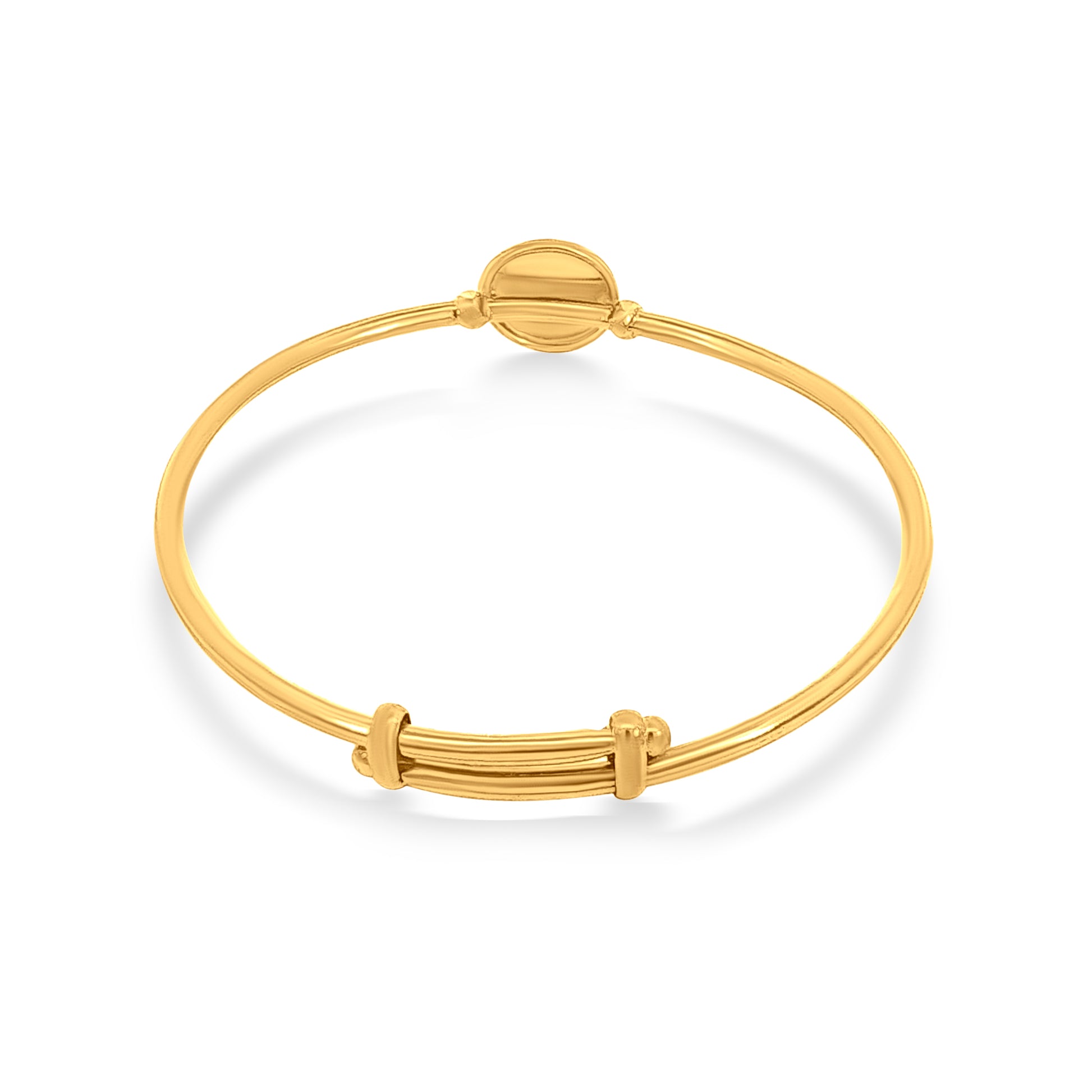 22k Yellow Gold OM Motif Bangles