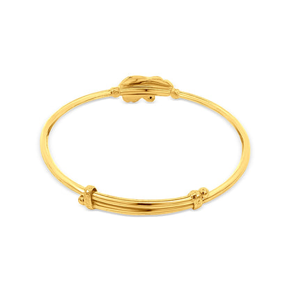 22k Gold Baby Elephant Adjustable Bangles