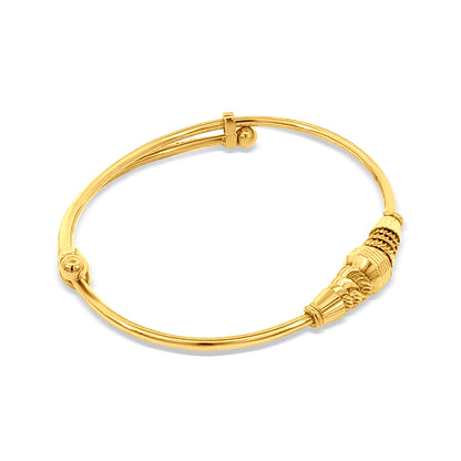 22k Gold Adjustable Baby Bangles