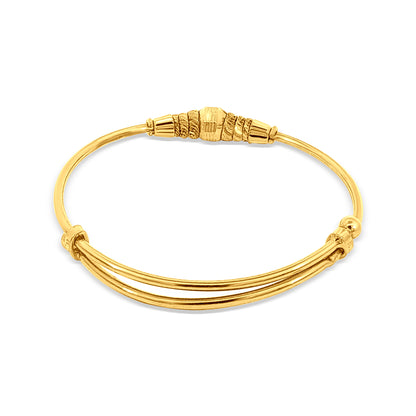 22k Gold Adjustable Baby Bangles