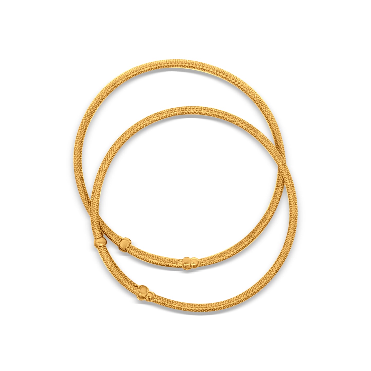 22k Yellow Gold Minimalistic Baby Bangles