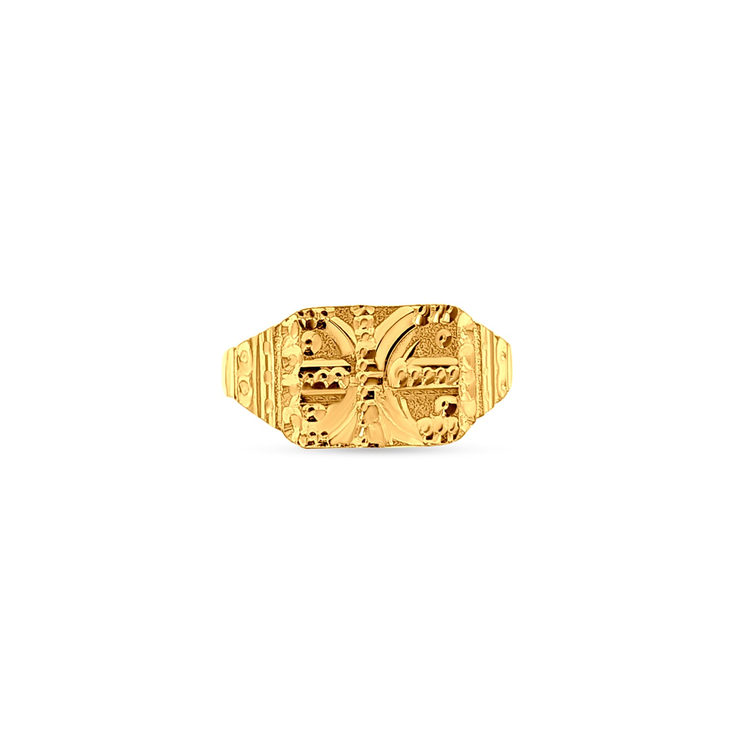 22k Gold Artistic Lightweight Baby Ring