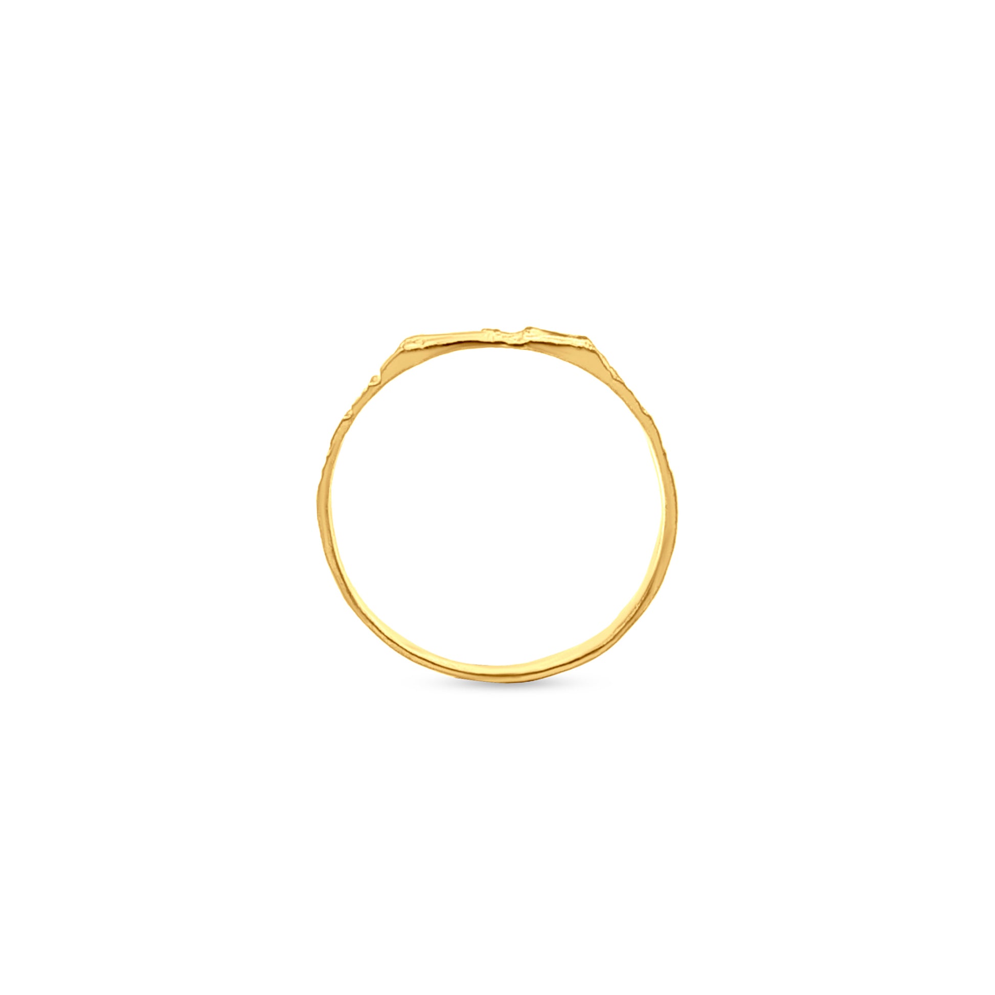 22k Gold Artistic Lightweight Baby Ring