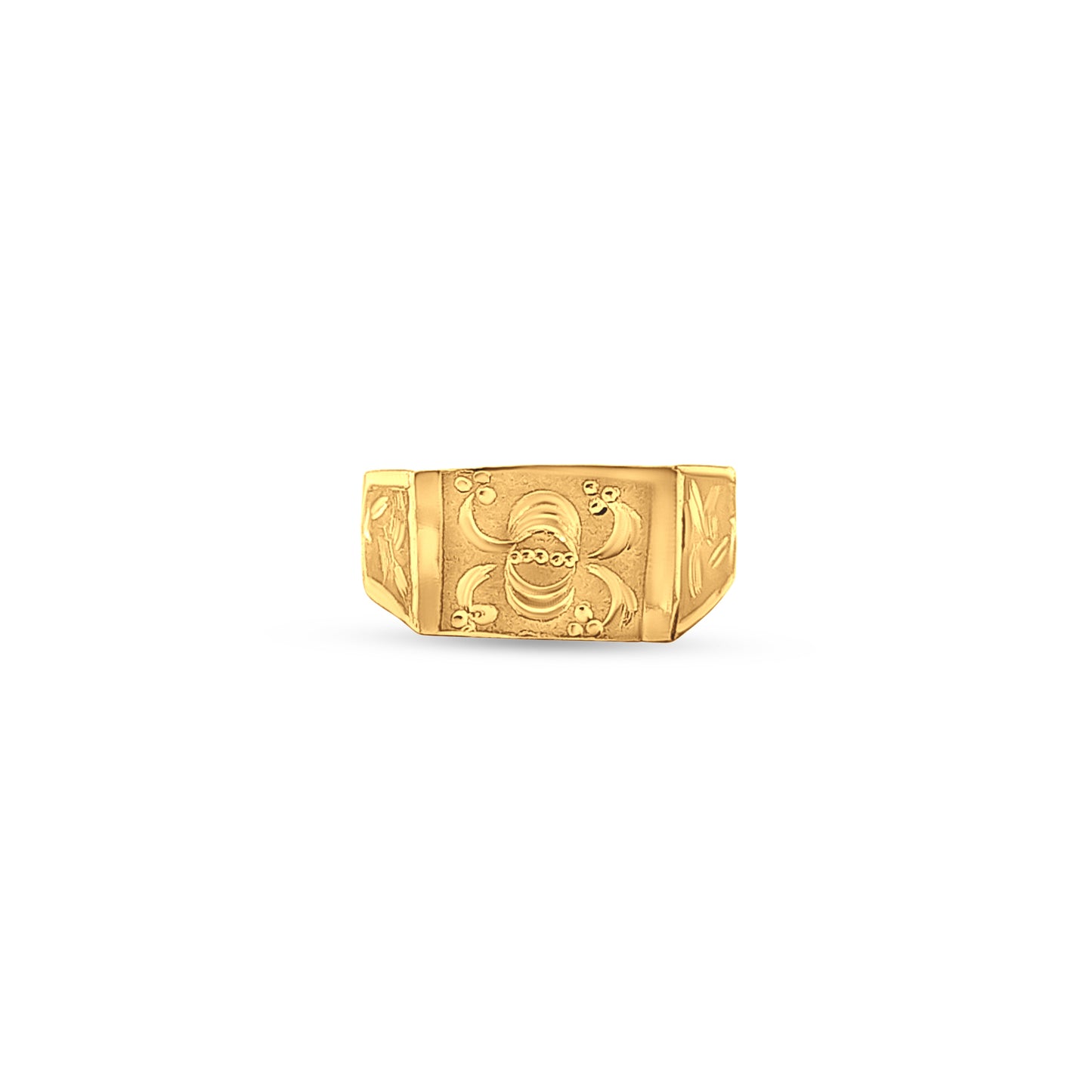 22k Gold Baby Bar Ring