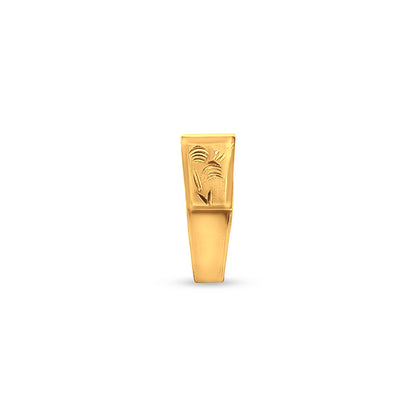 22k Gold Baby Bar Ring