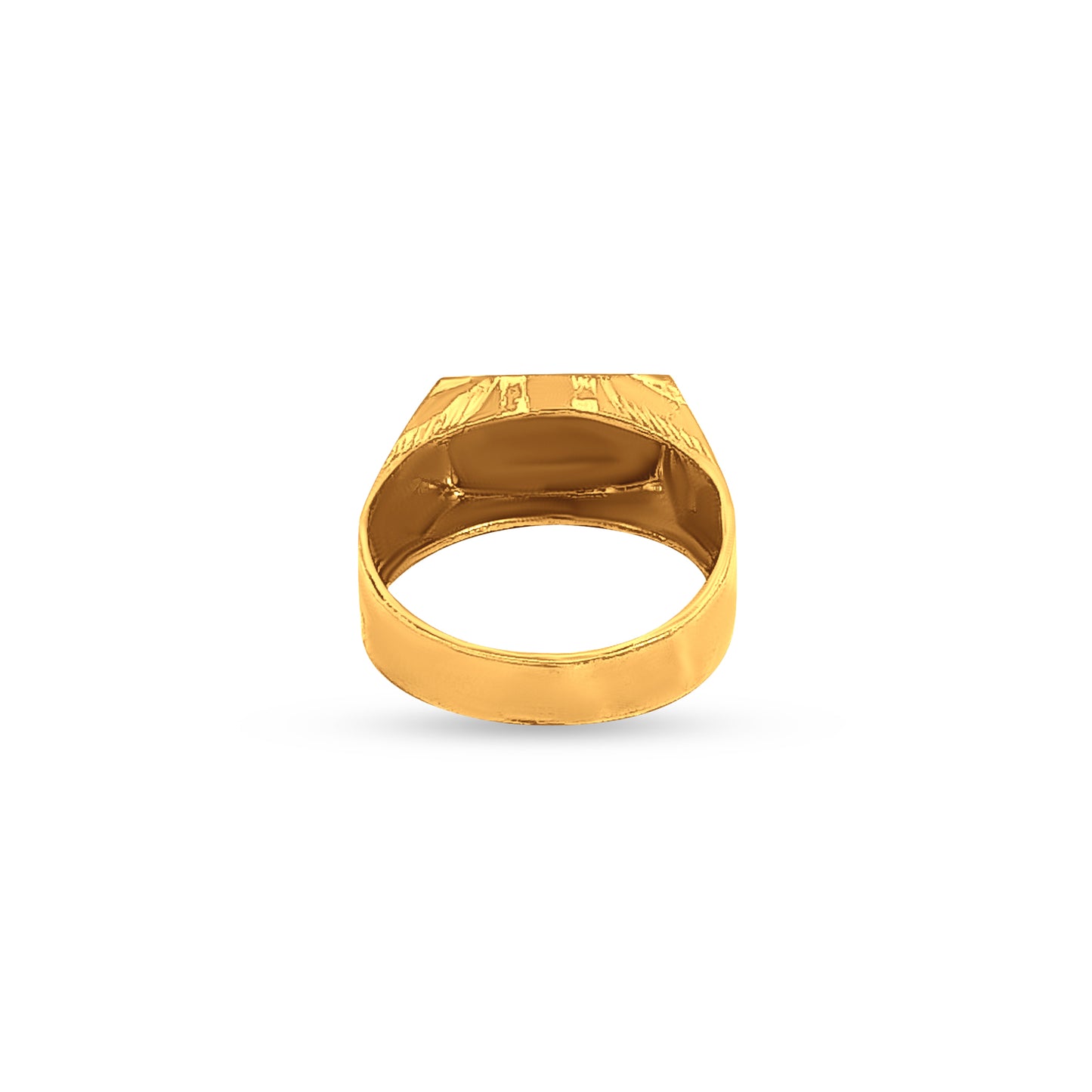 22k Gold Baby Bar Ring