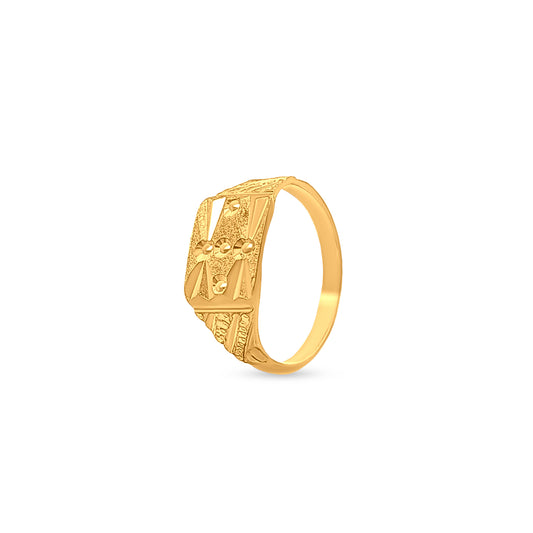 22k Gold Newborn Ring