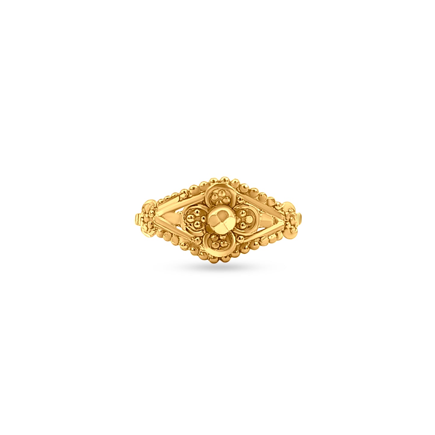 22k Yellow Gold Filigree Baby Ring