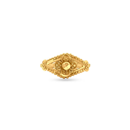 22k Yellow Gold Filigree Baby Ring