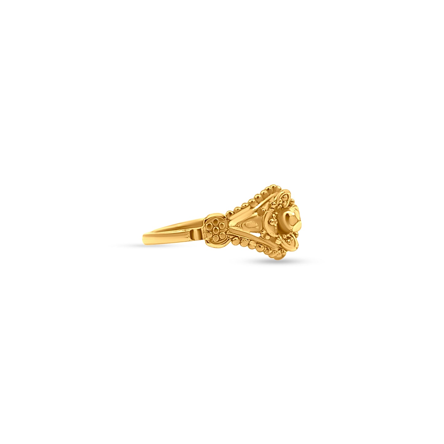 22k Yellow Gold Filigree Baby Ring