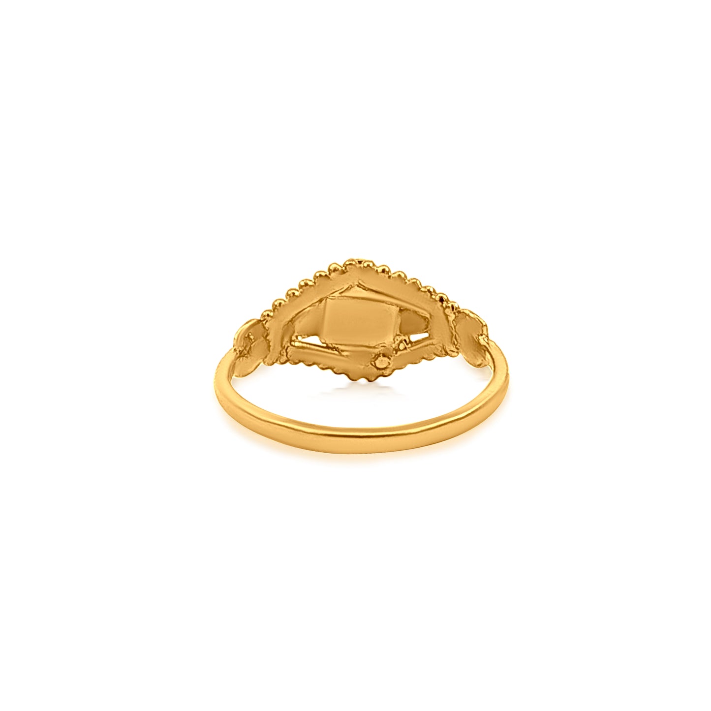 22k Yellow Gold Filigree Baby Ring