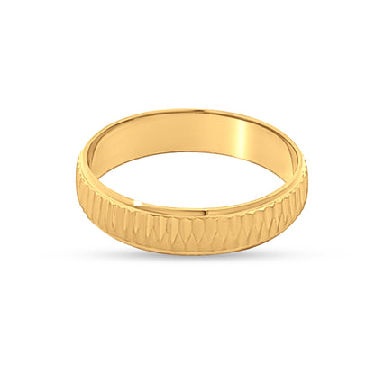 Zoyaz Radiance 22k Yellow Gold Wedding/Engagement Band Ring