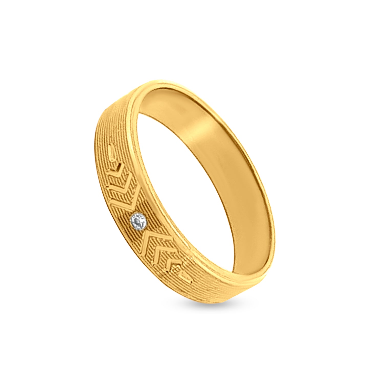 22k Gold Couple Band Ring