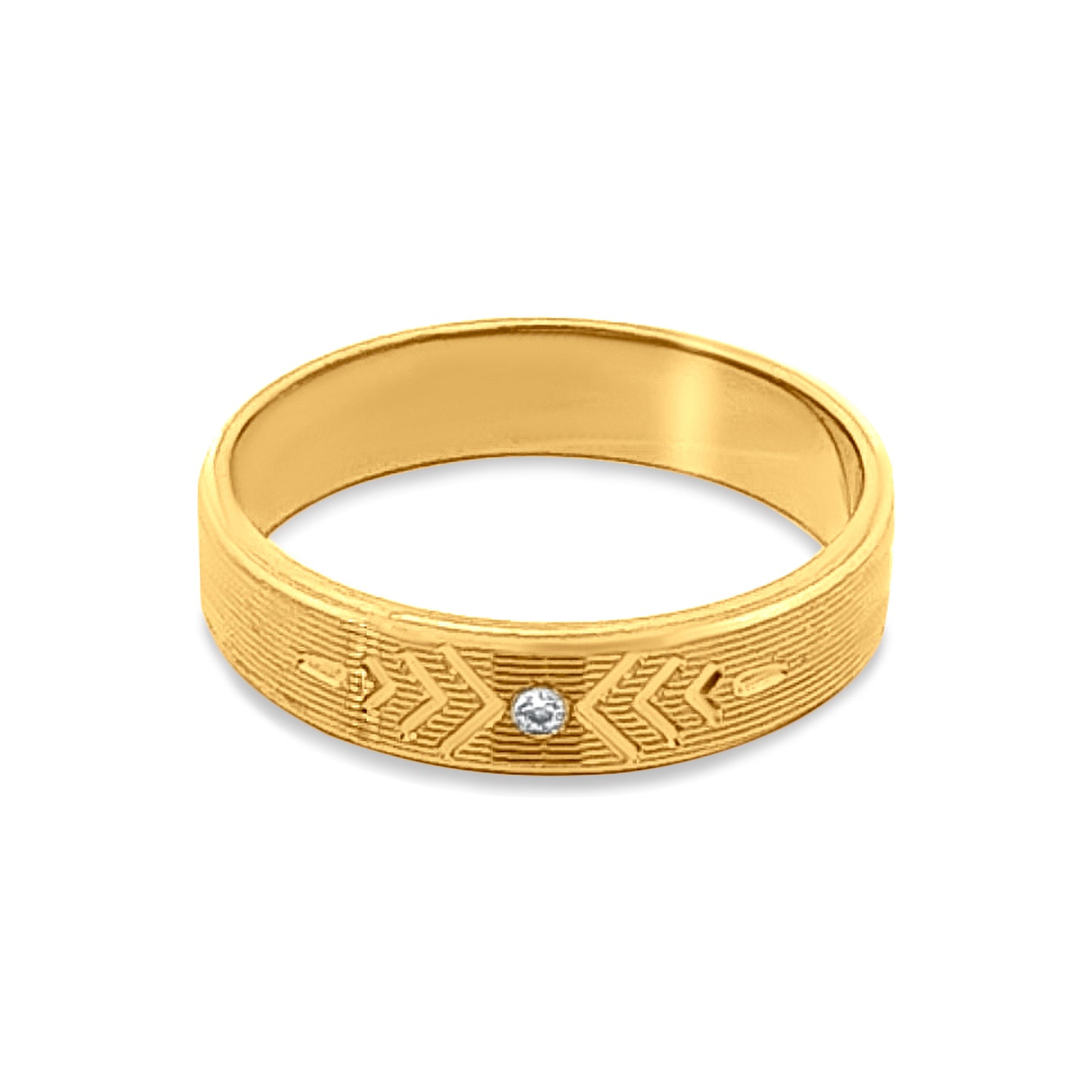 22k Gold Couple Band Ring