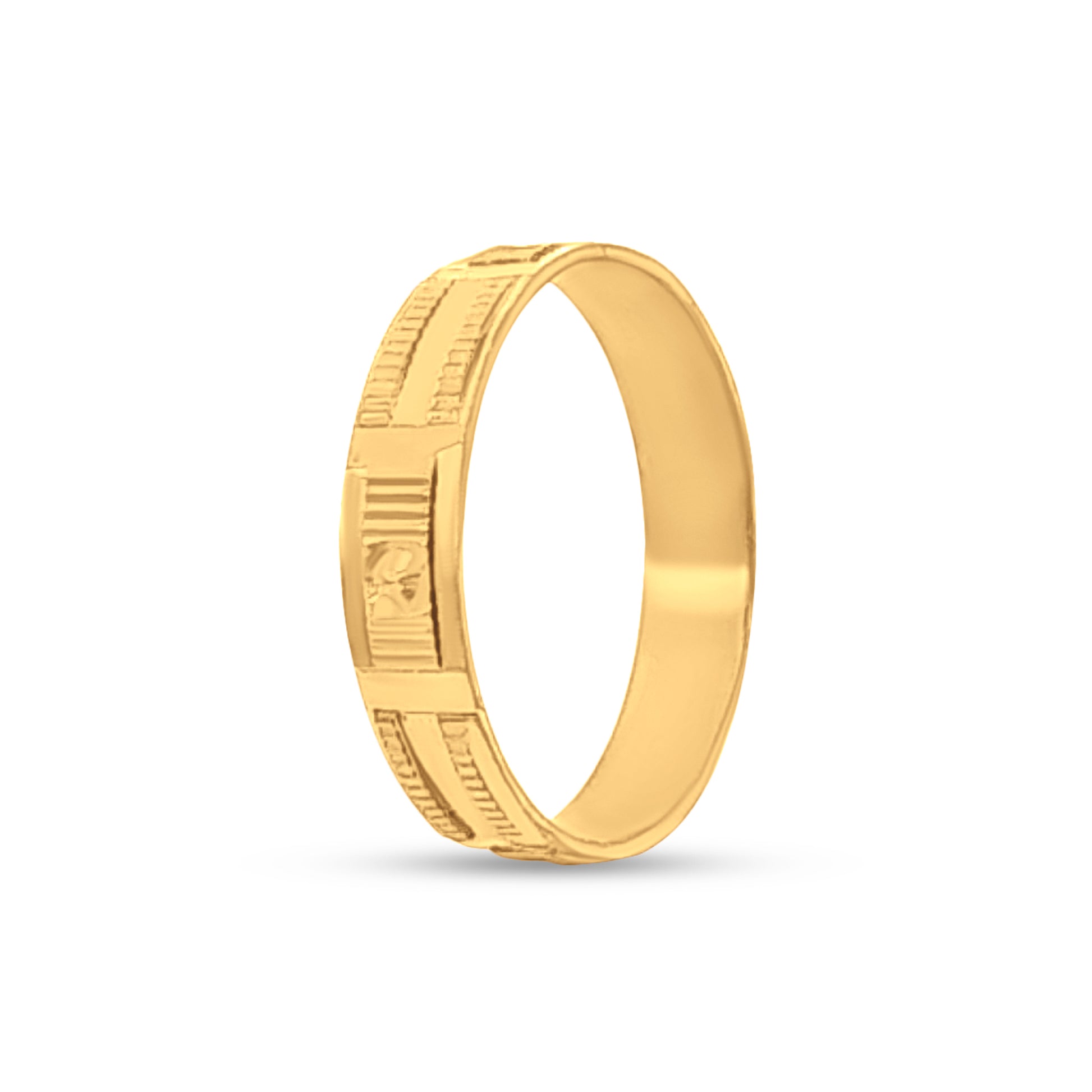 22k Gold Engagement Band Ring