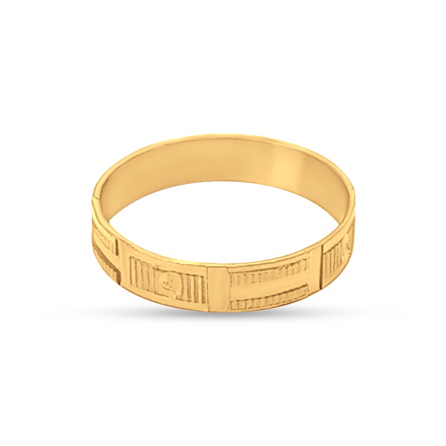 22k Gold Engagement Band Ring