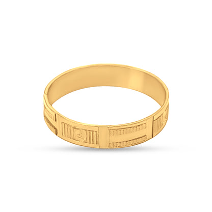 22k Gold Engagement Band Ring