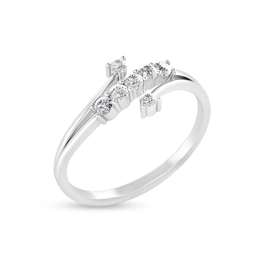 18K White Gold Diamond Ring