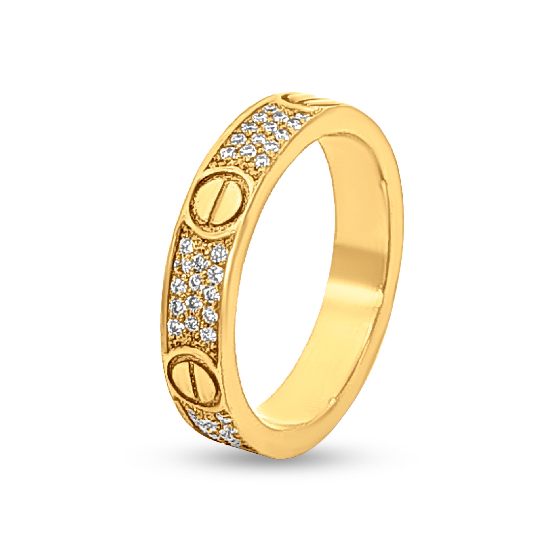 18k Gold Love Band Ring