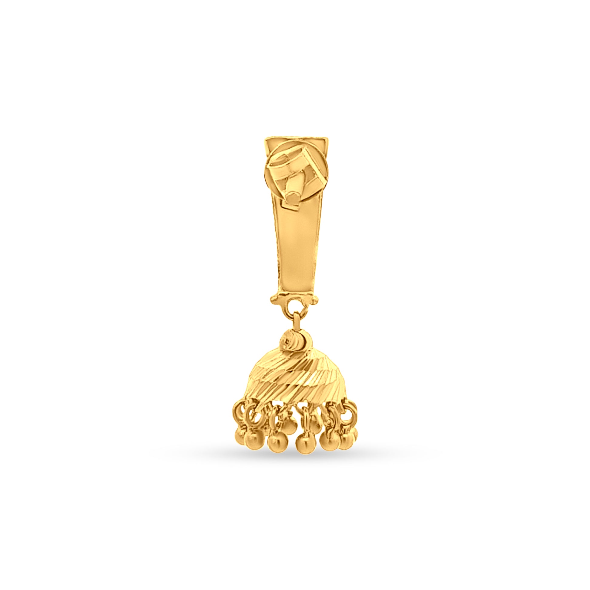 22K Gold Jhumka Earrings