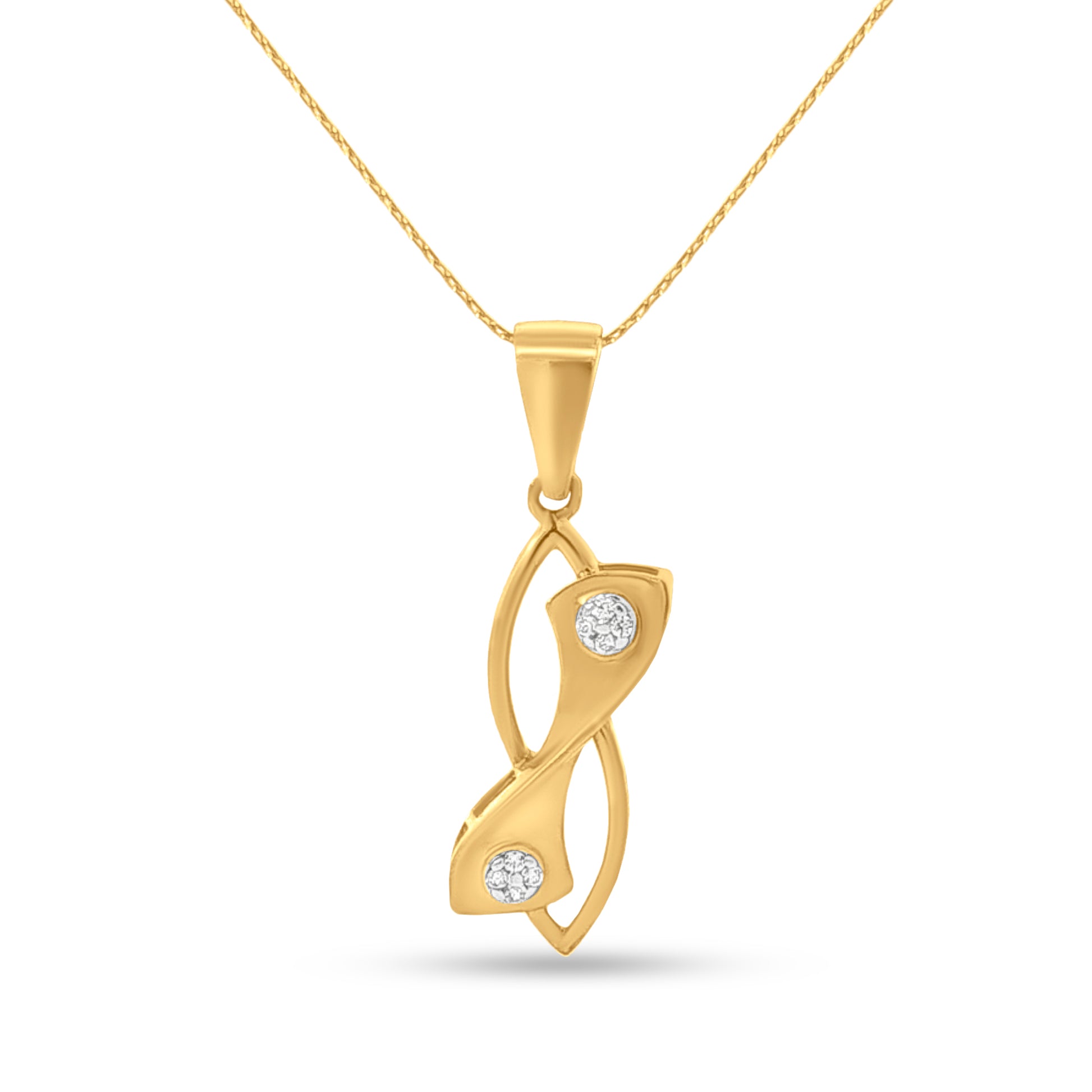 22K Gold Intricate Fancy Design Pendant