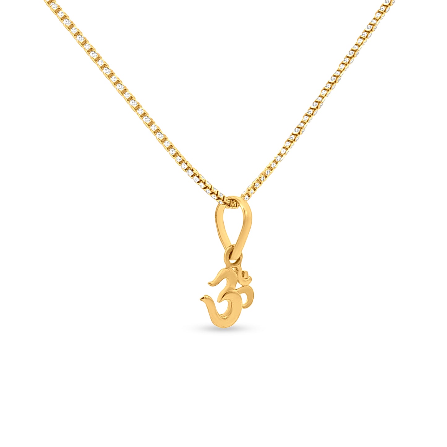 22k Gold Powerful OM Pendant