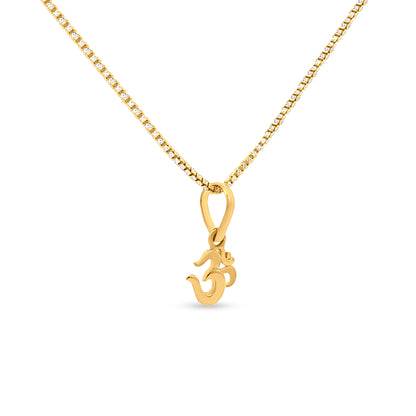 22k Gold Powerful OM Pendant