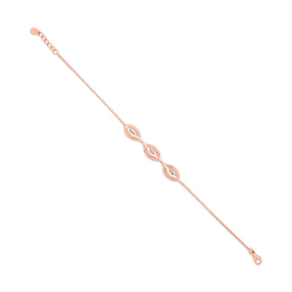 18k Rose Gold Daily Wear Ladies Bracelet