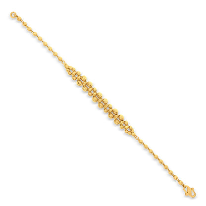 Sana 22K Yellow Gold Beaded Balls Bracelet