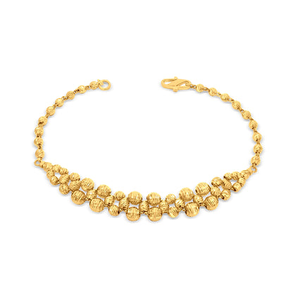 Sana 22K Yellow Gold Beaded Balls Bracelet