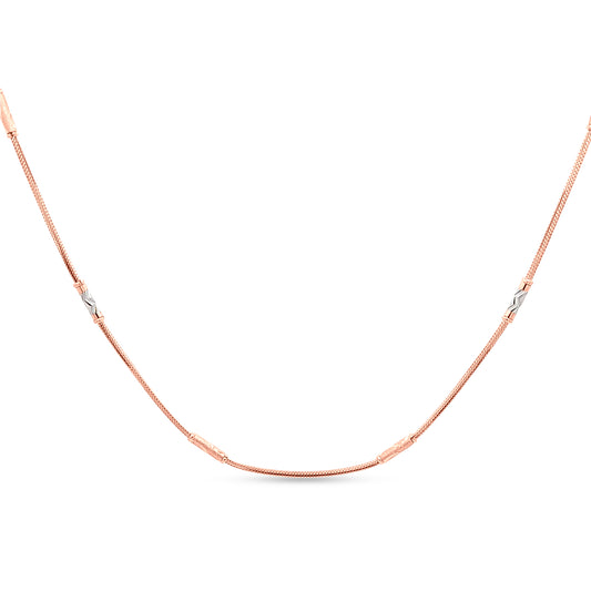 Ramvati 18K Rose Gold Snake Chain