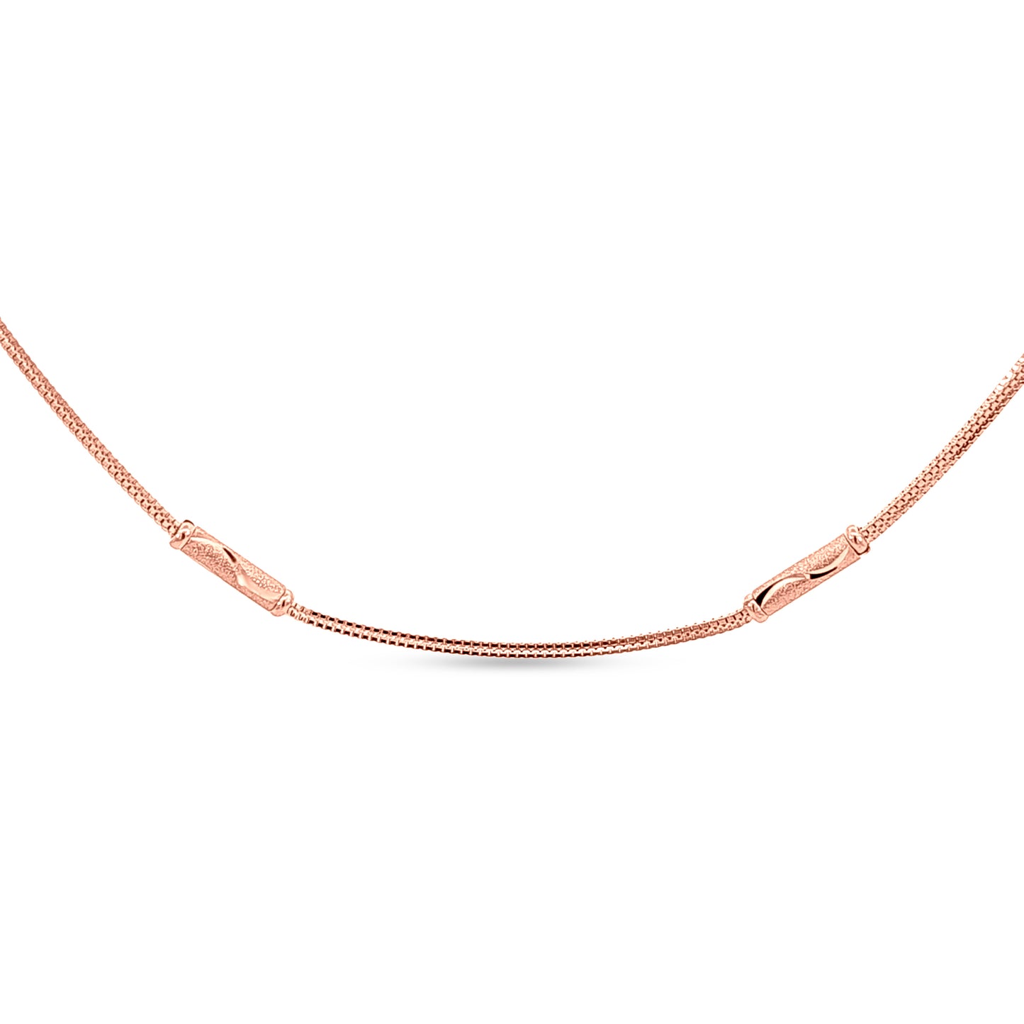 18K Rose Gold Snake Chain