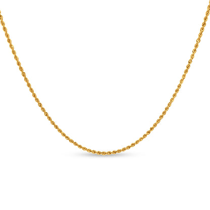 Shweta 18K Yellow Gold Rope Chain