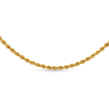 Shweta 18K Yellow Gold Rope Chain