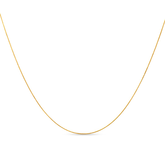 Swarnim 18K Yellow Gold Snake Chain