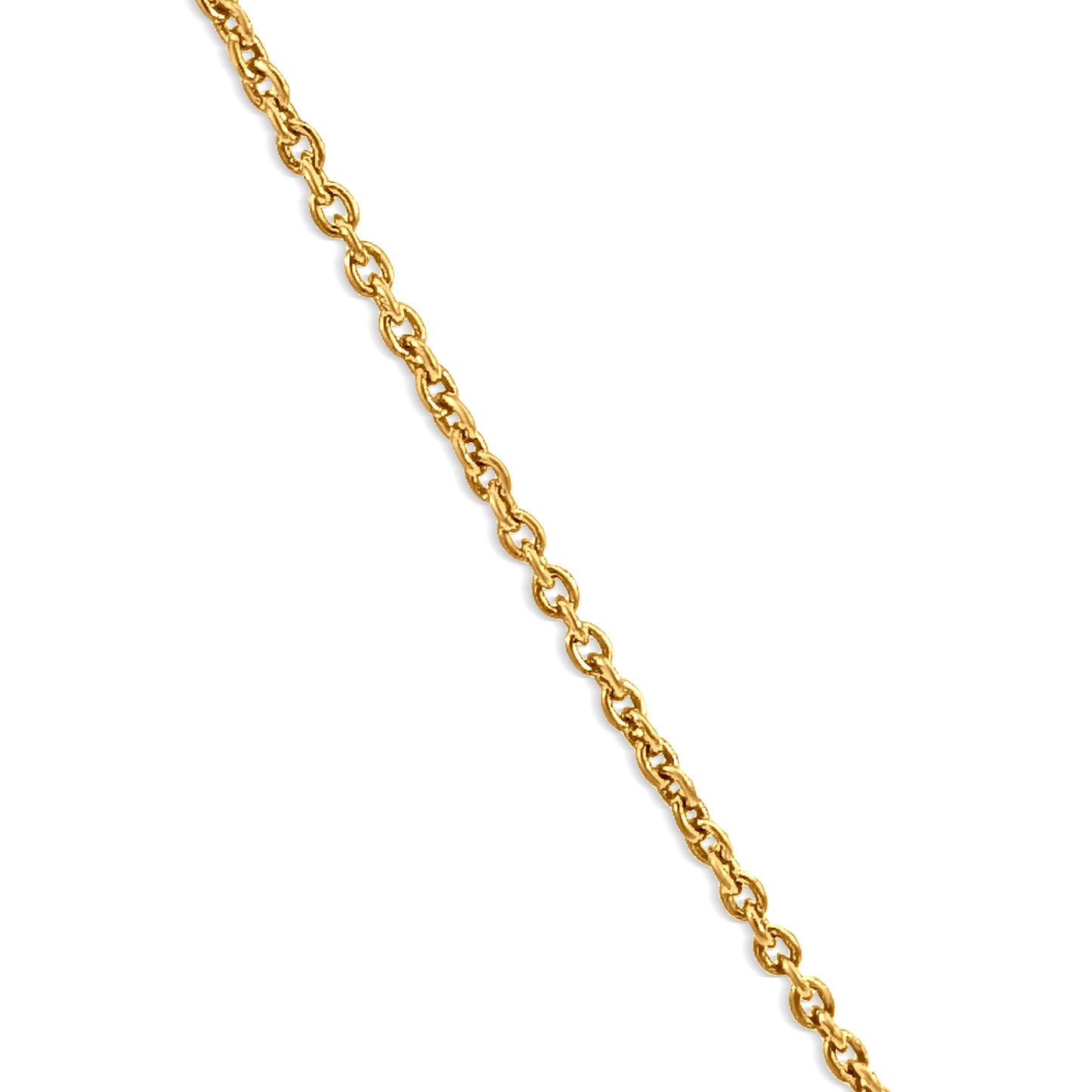 22K Gold Chain with Pearls