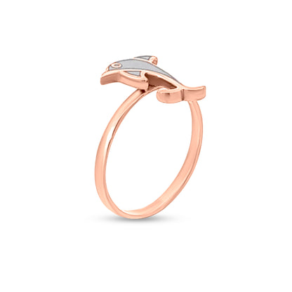 Dolphin ring In 18k Rose Gold  Ring