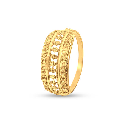 22k Gold Traditional Filigree Ring