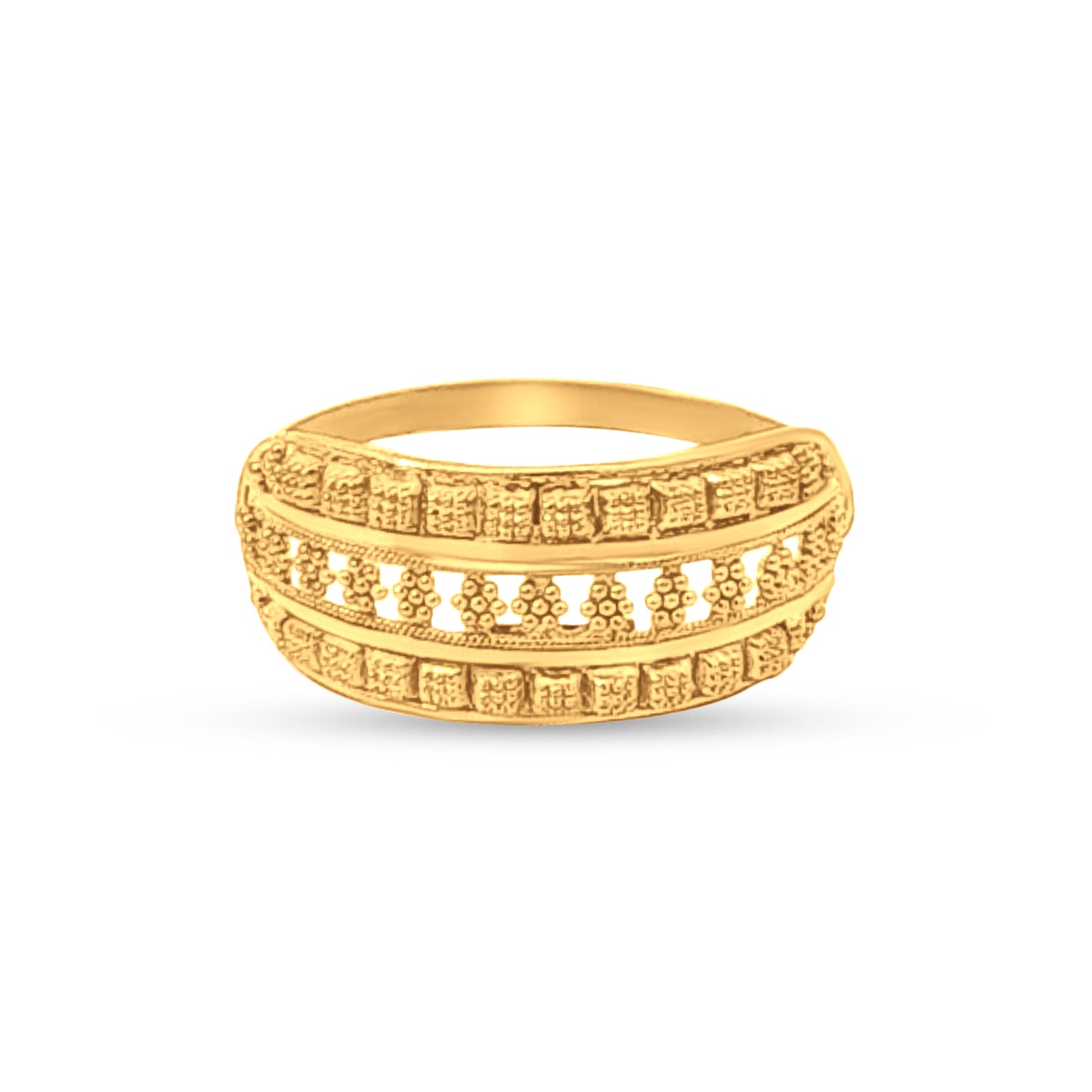 22k Gold Traditional Filigree Ring