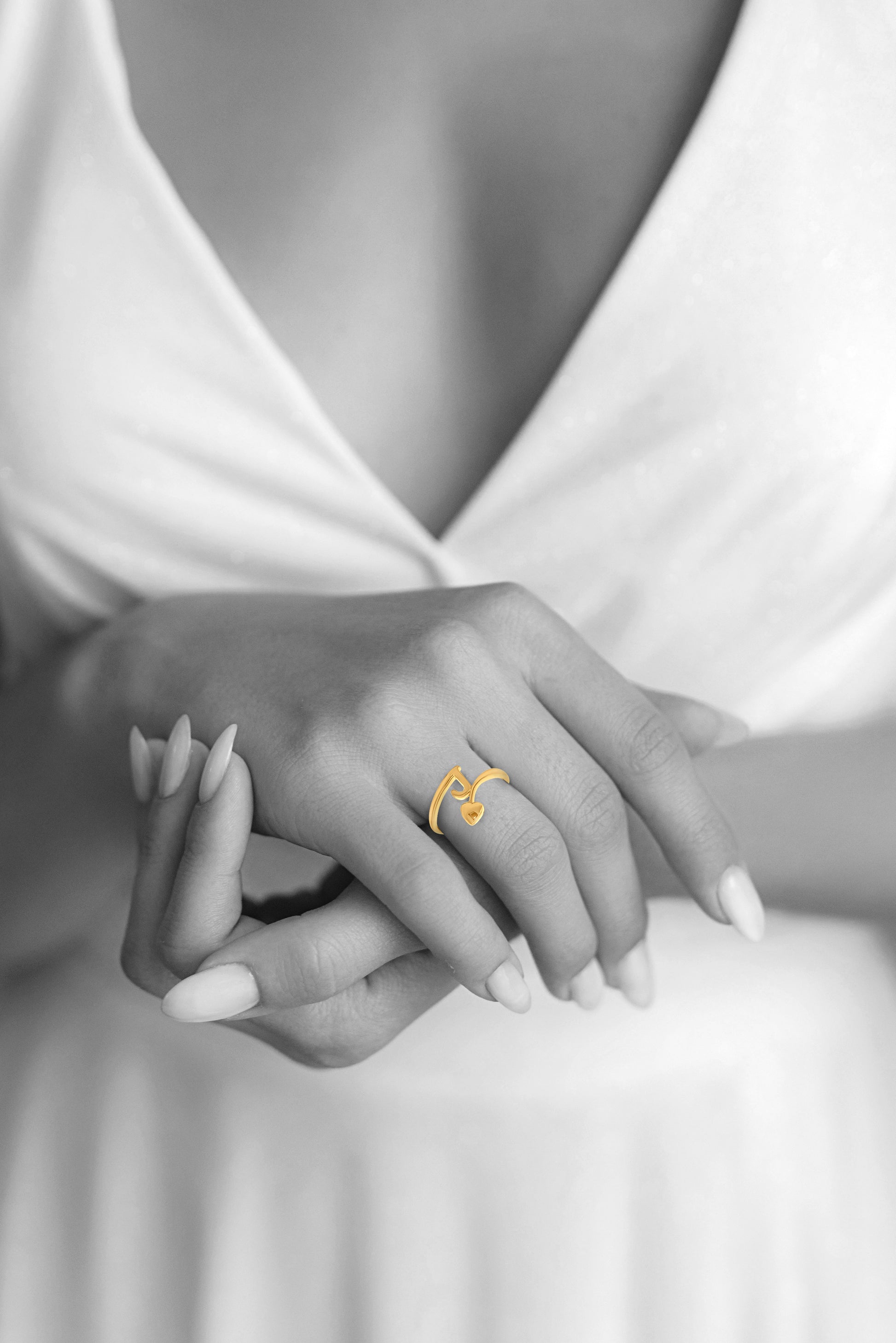 22k Gold Wrap Love Ring