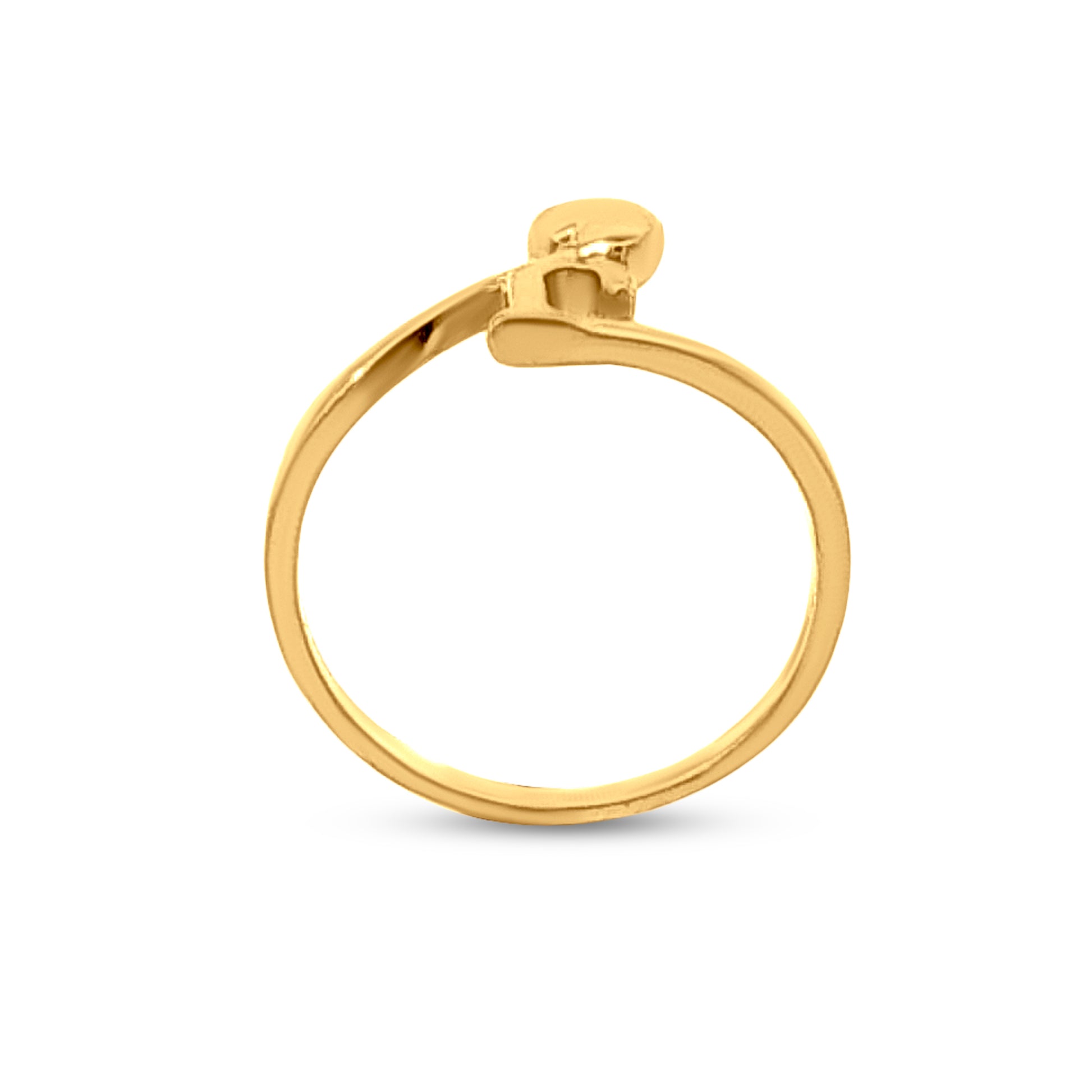 22k Gold Wrap Love Ring