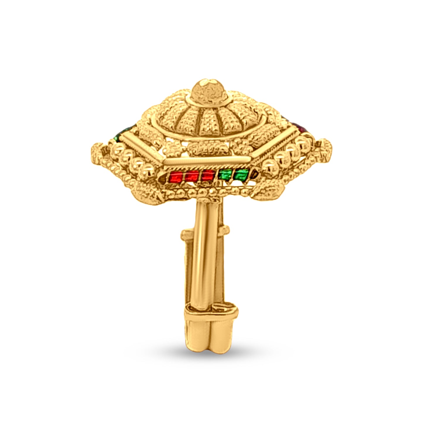 22k Gold Adjustable Cocktail Ring