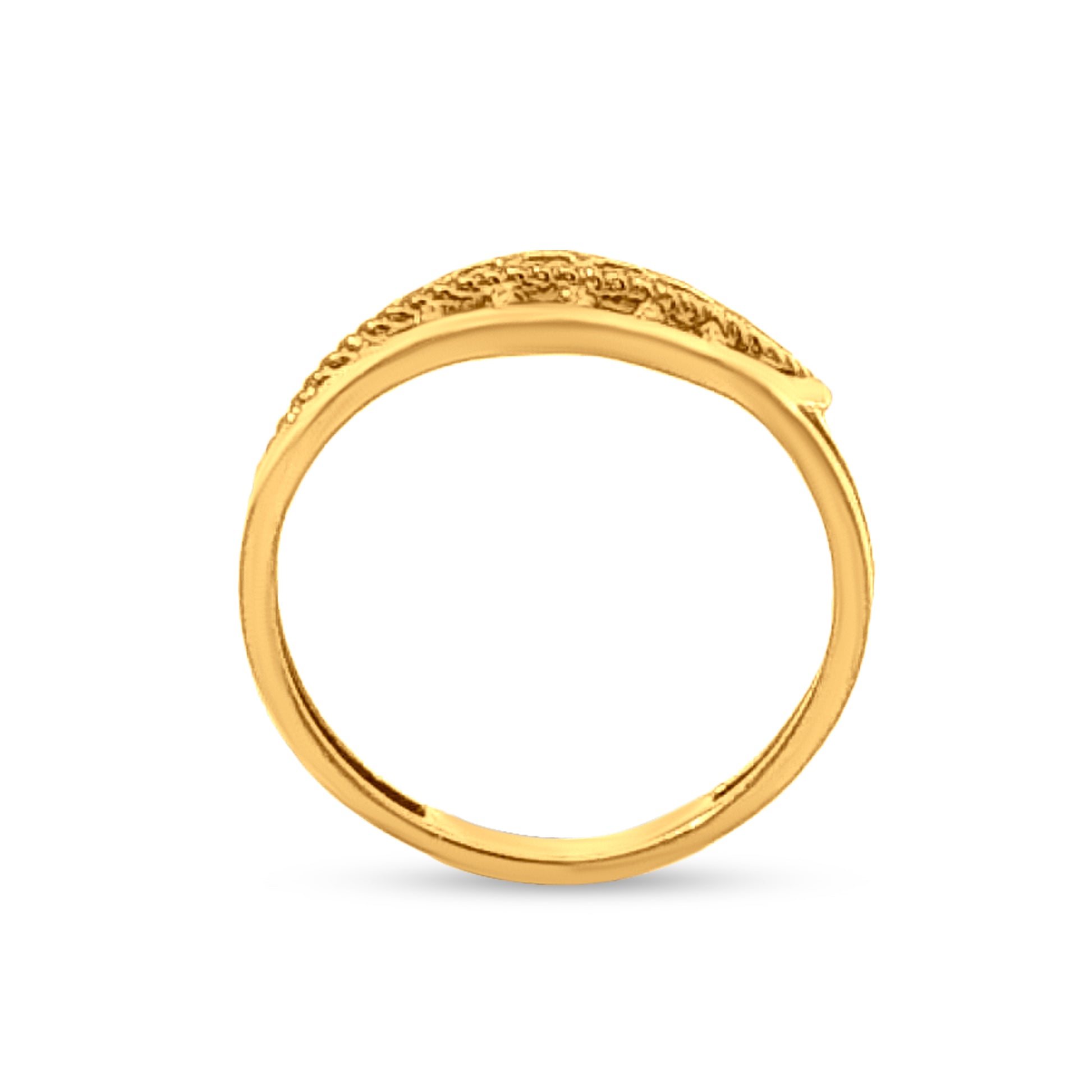 22k Gold Split Shank Designer Ring