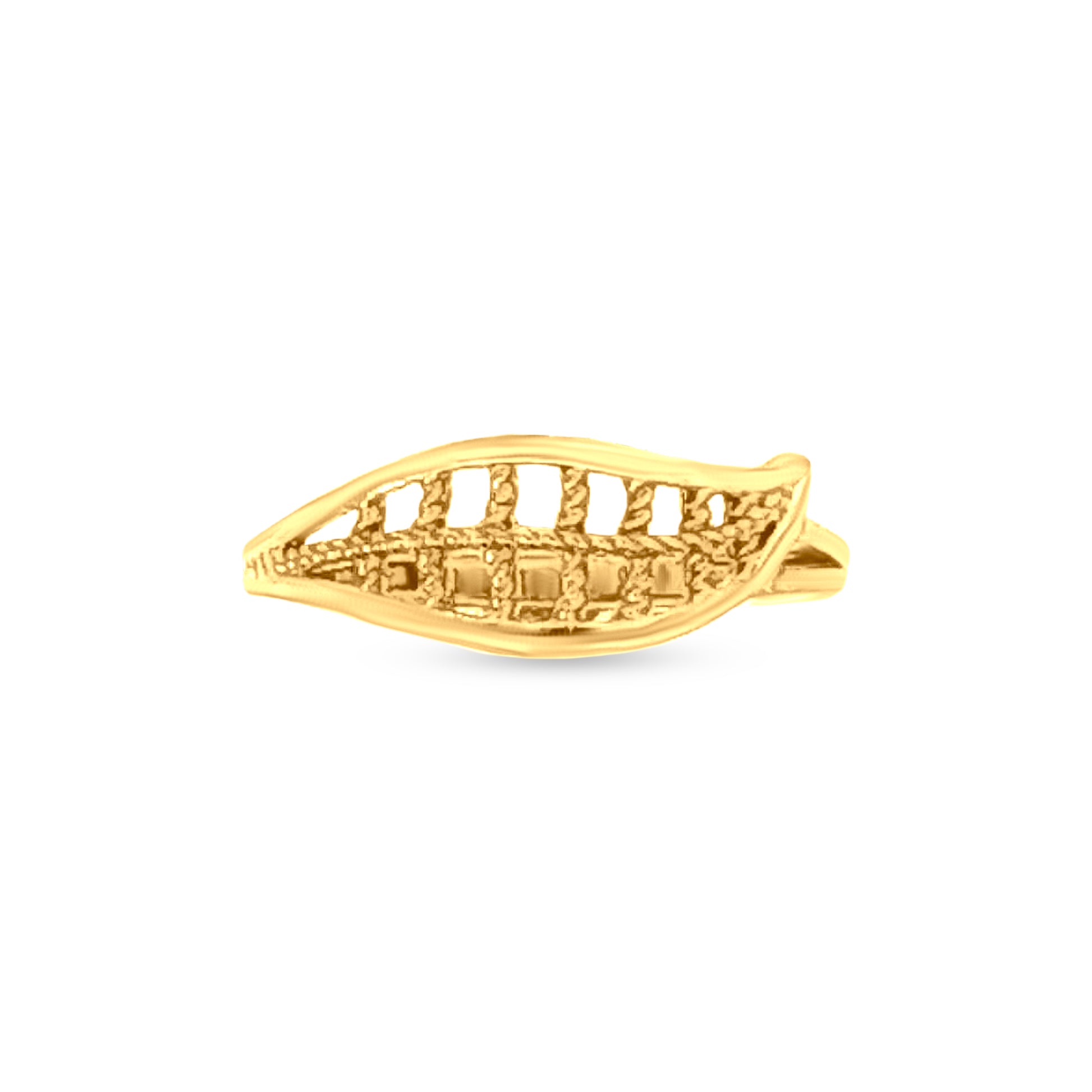 22k Gold Split Shank Designer Ring