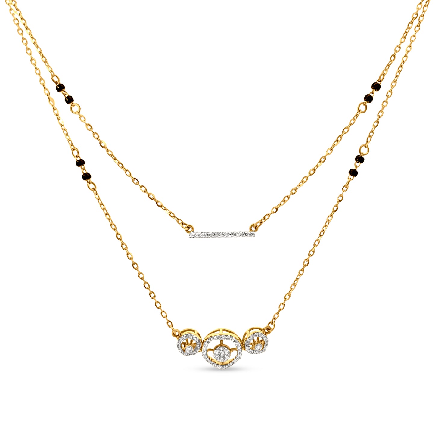 18K Gold Fancy Mangalsutra