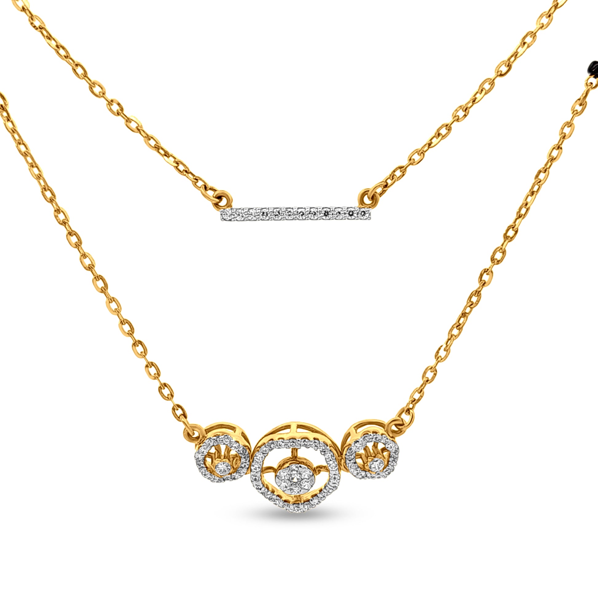 18K Gold Fancy Mangalsutra