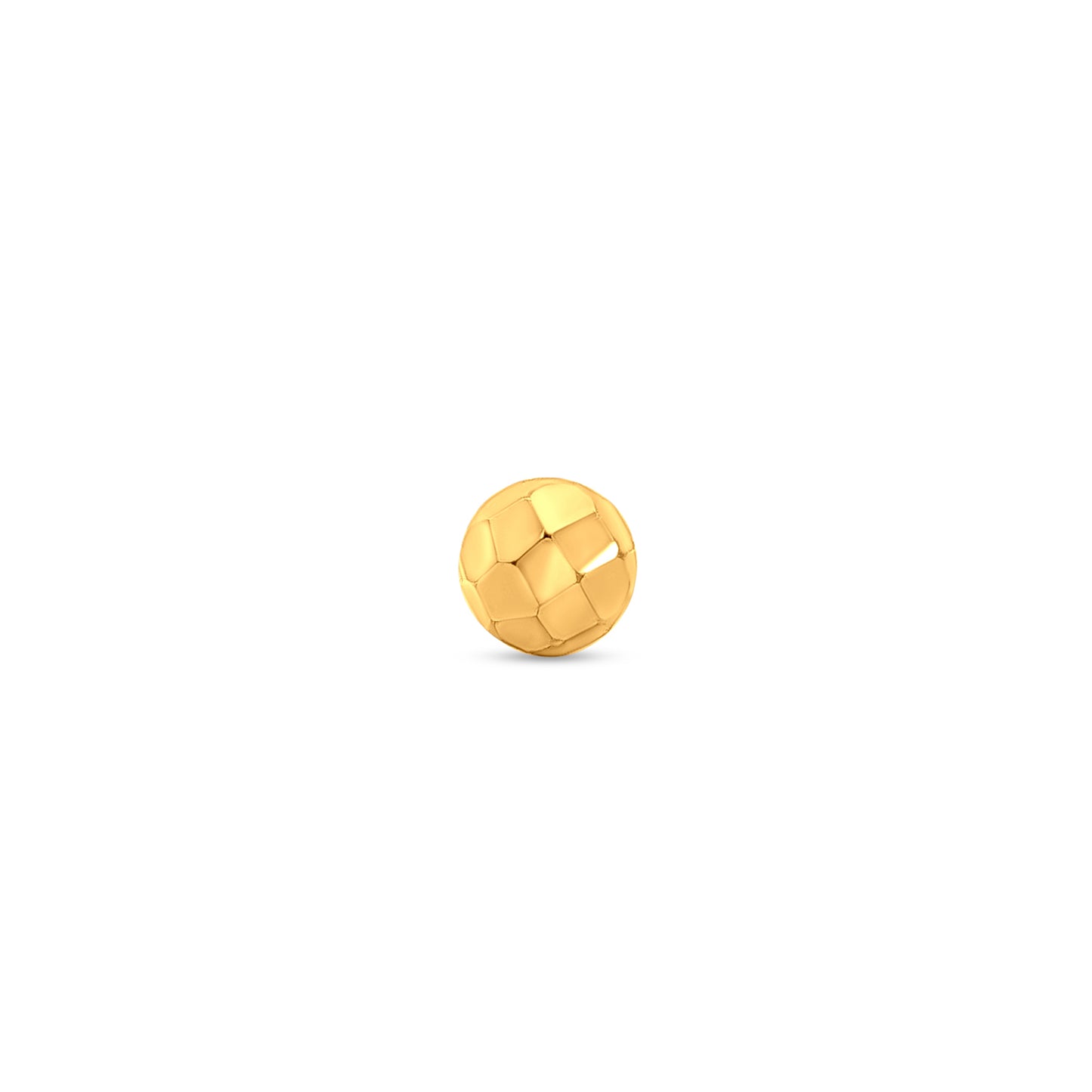 22k Gold Tiny Dome Nose Pin