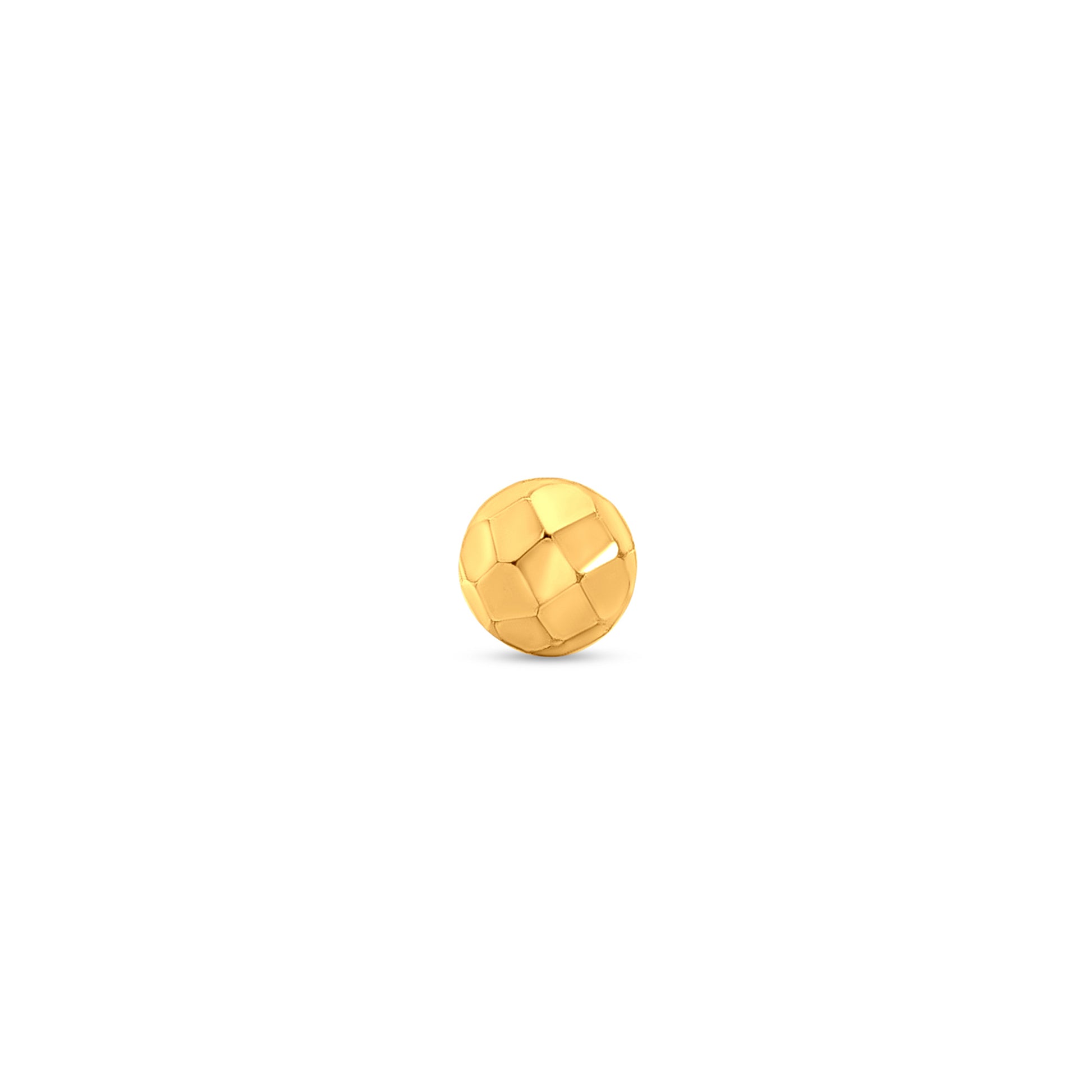 22k Gold Tiny Dome Nose Pin