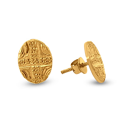 22k Gold Small Round Tops